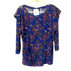 FREE PEOPLE Dock Street Floral Blouse